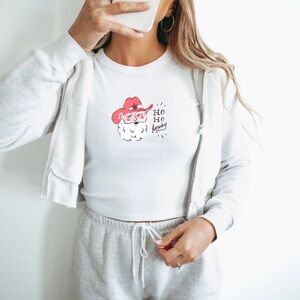 Christmas Santa baby tee